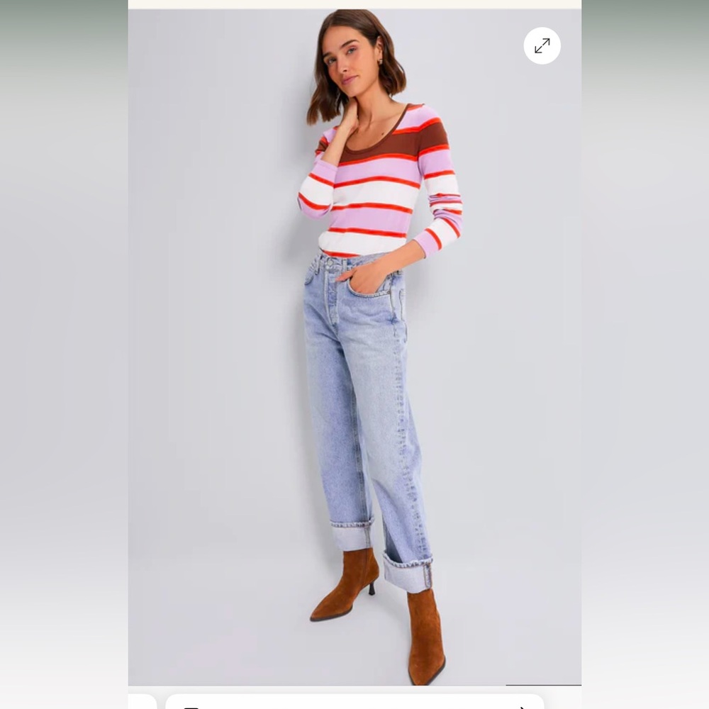 Agolde Fran Low Slung Jeans - color: force